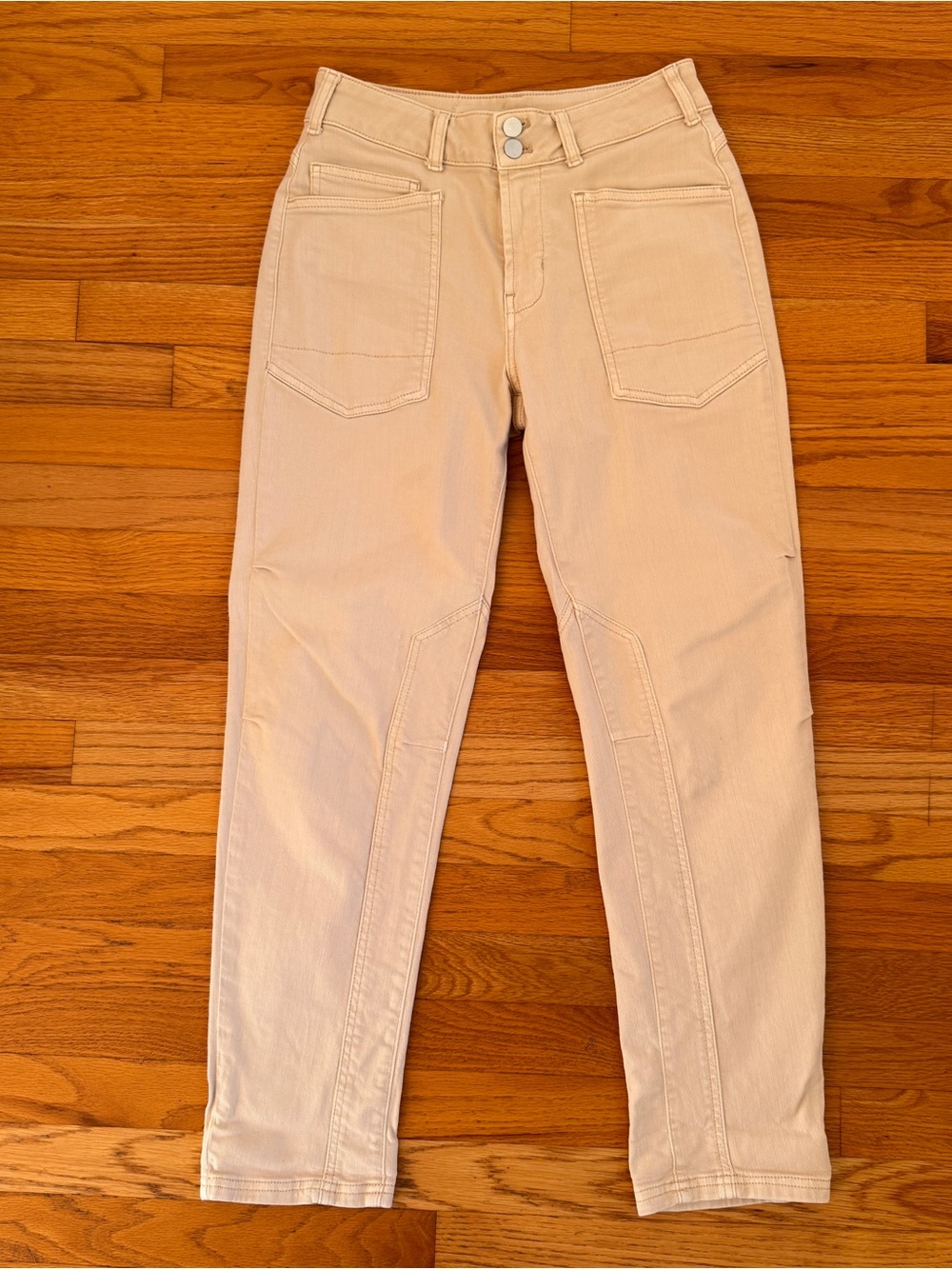Pilcro The Wanderer Pant in Light Cream
